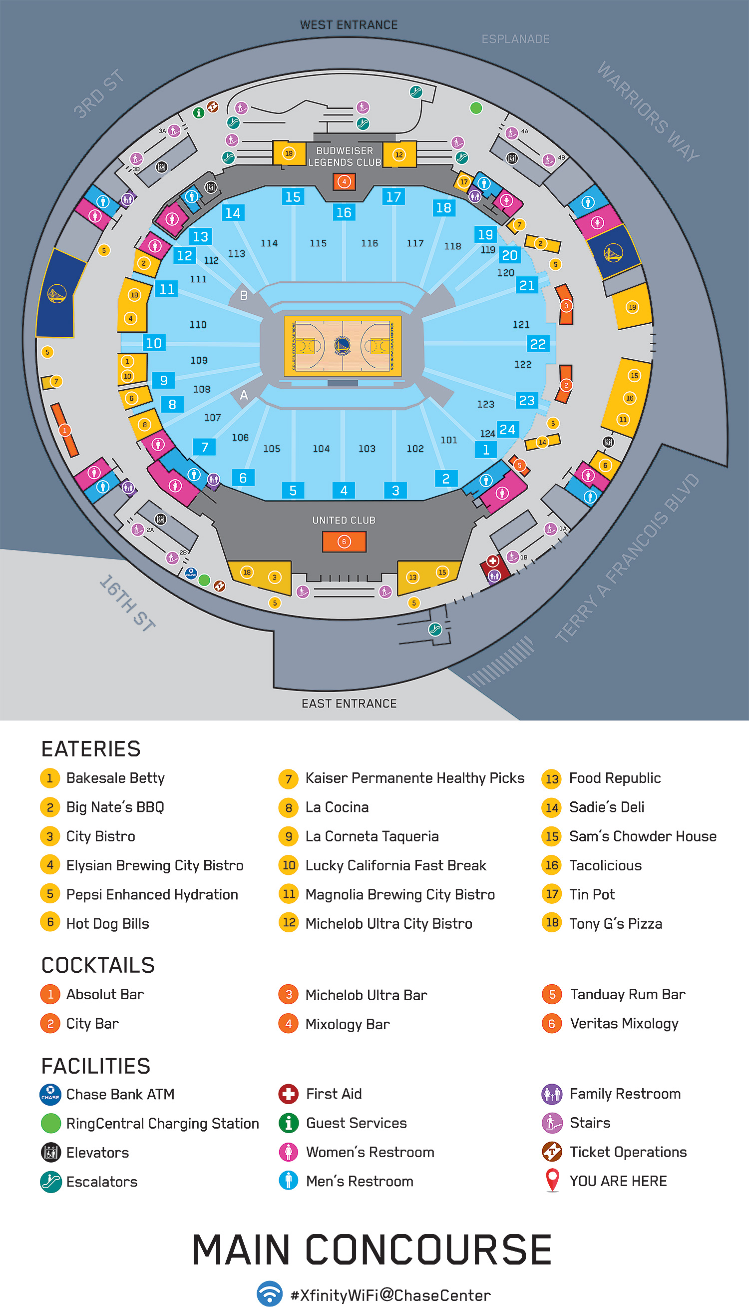 Tickets Map | Golden State Warriors